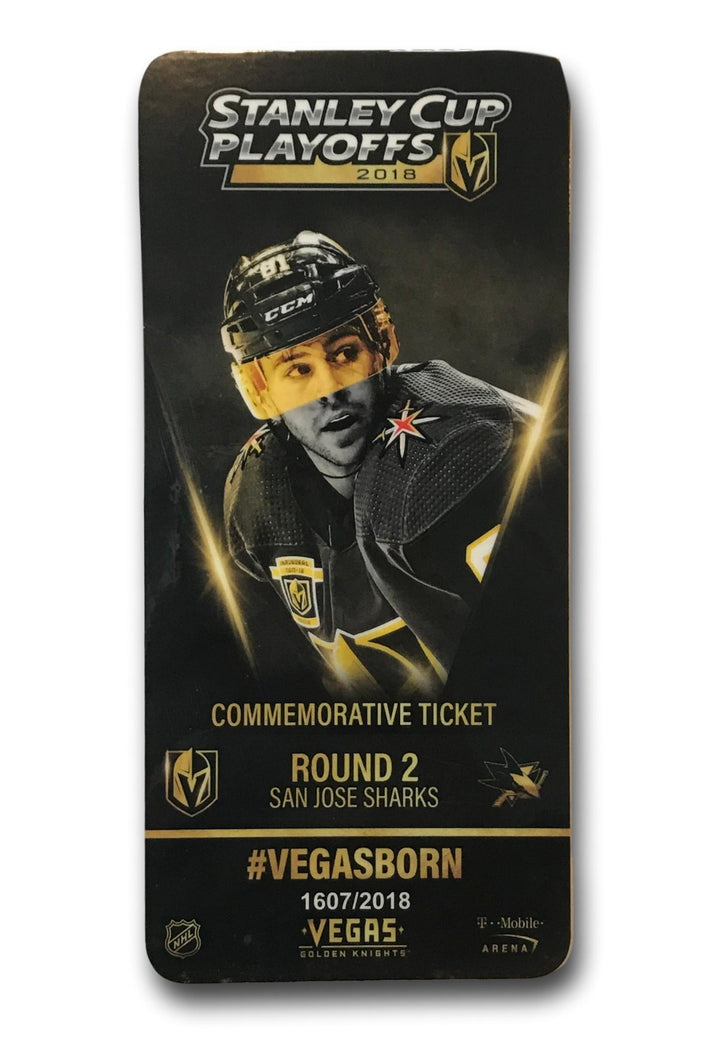 Vegas Golden Knights Commemorative Playoff Tickets Set #D/2018 Stanley Cup
