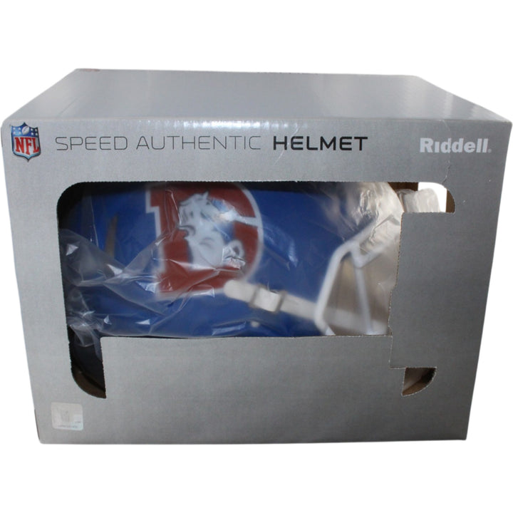 Bo Nix Autographed Denver Broncos Authentic TB Helmet Beckett Witness 55148