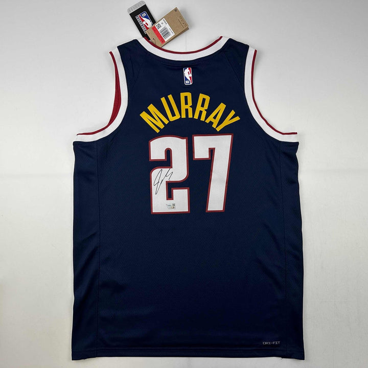 Signed Jamal Murray Denver Nuggets Blue Swingman Jersey Fanatics COA