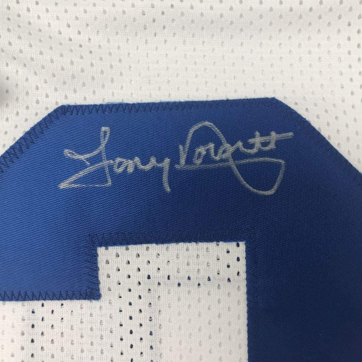 FRAMED Signed TONY DORSETT 35x39 Dallas White Jersey JSA COA Auto