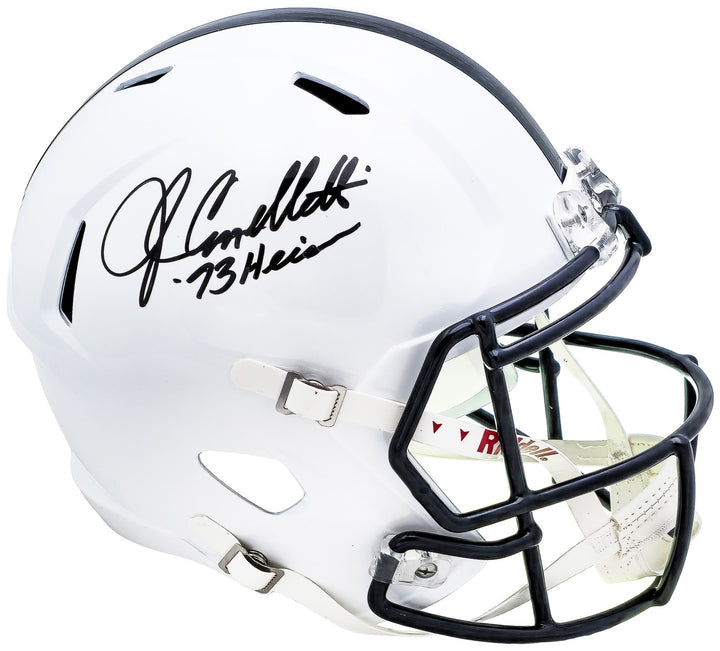 John Cappelletti Auto Penn State Nittany Lions White FS Rep Helmet Heisman JSA