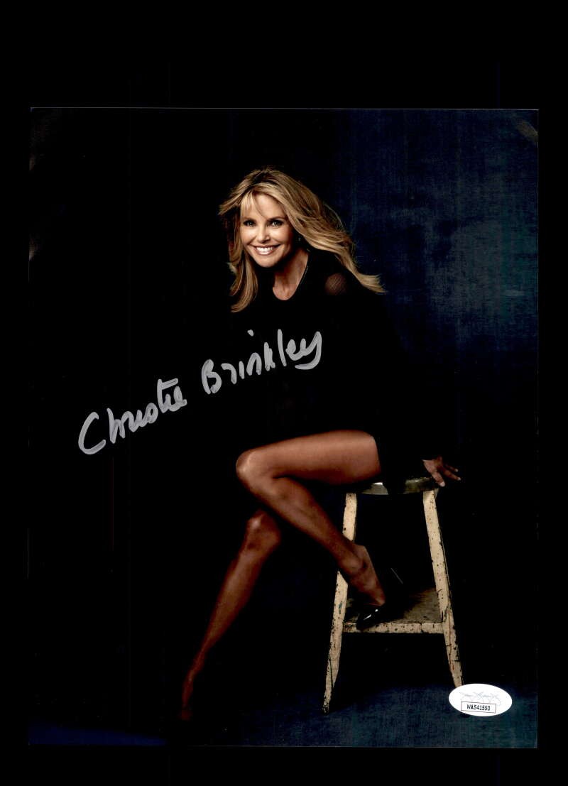 Christie Brinkley JSA Coa Signed 8x10 Photo Autograph