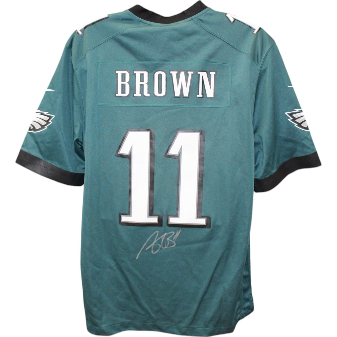 AJ Brown Autographed Philadelphia Eagles Super Bowl LIX XL Jersey Beckett 49788