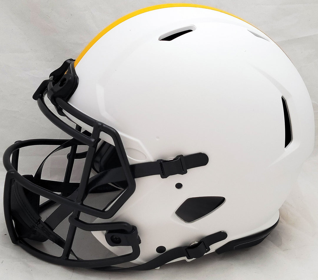 Kenny Pickett Auto Steelers Lunar Eclipse White Full Size Auth Speed Helmet BAS