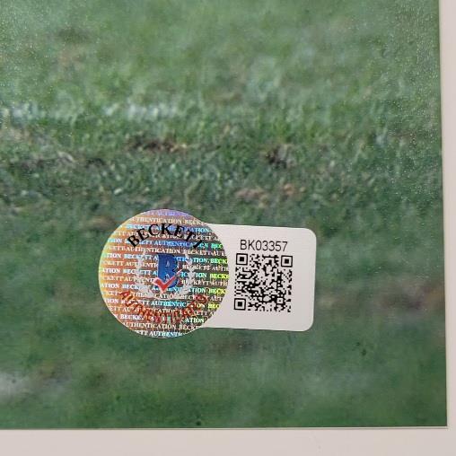 Kurt Warner signed Rams 11x14 Photo #2 autograph (C) ~ Beckett BAS Holo