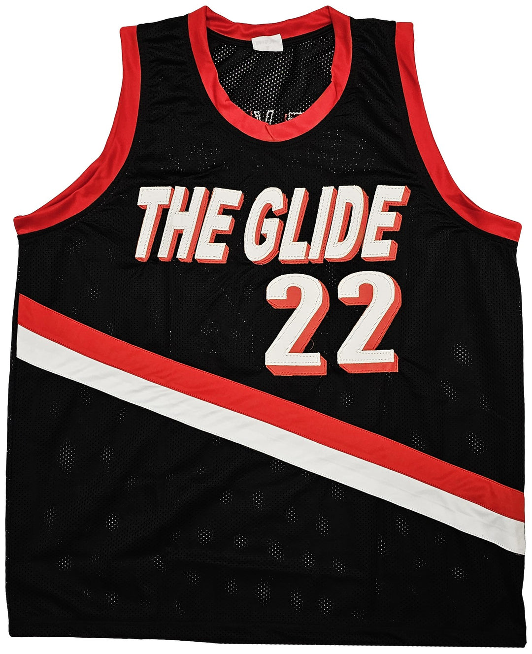 Portland Trail Blazers Clyde Drexler Autographed Signed Black Jersey JSA