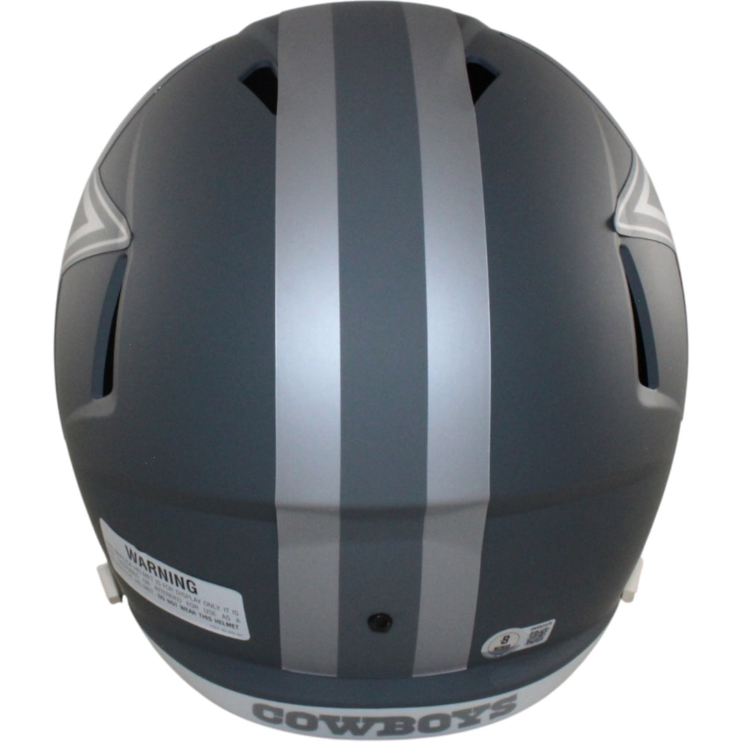 Demarcus Ware Autographed Dallas Cowboys F/S Slate Helmet Beckett Witness 56360