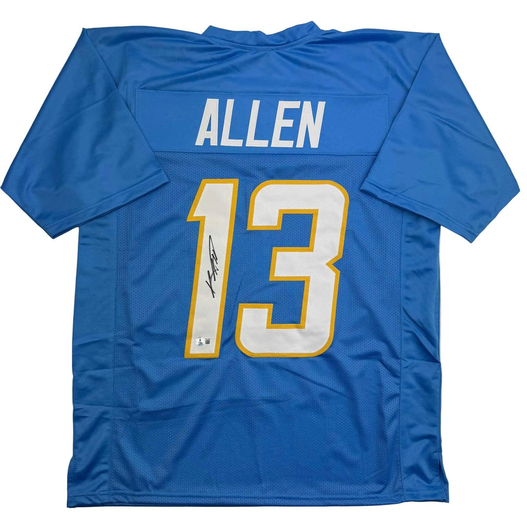 Autographed/Signed Keenan Allen Los Angeles LA Powder Blue Football Jersey Becke