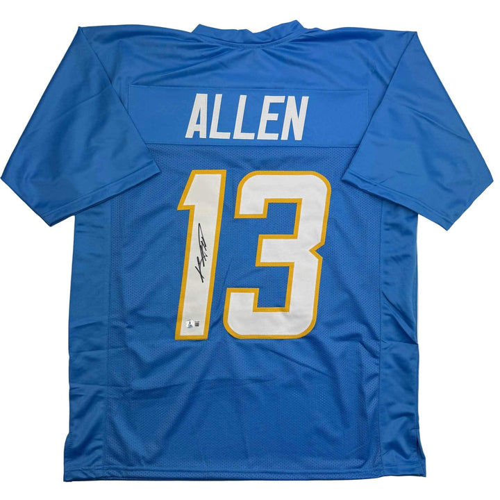 Autographed/Signed Keenan Allen Los Angeles LA Powder Blue Football Jersey Becke