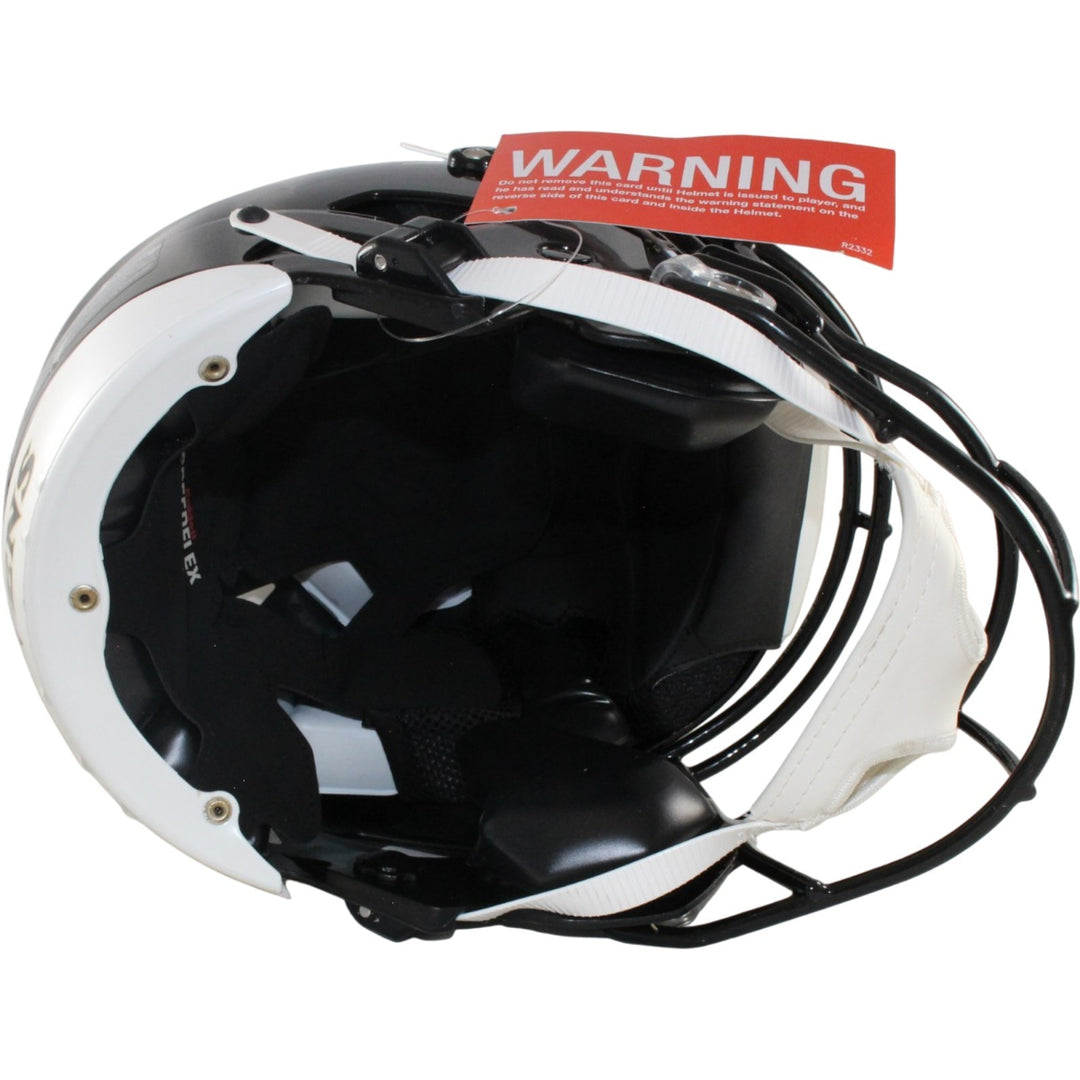 Ray Lewis Autographed Baltimore Ravens SpeedFlex Helmet Beckett Witness 57513