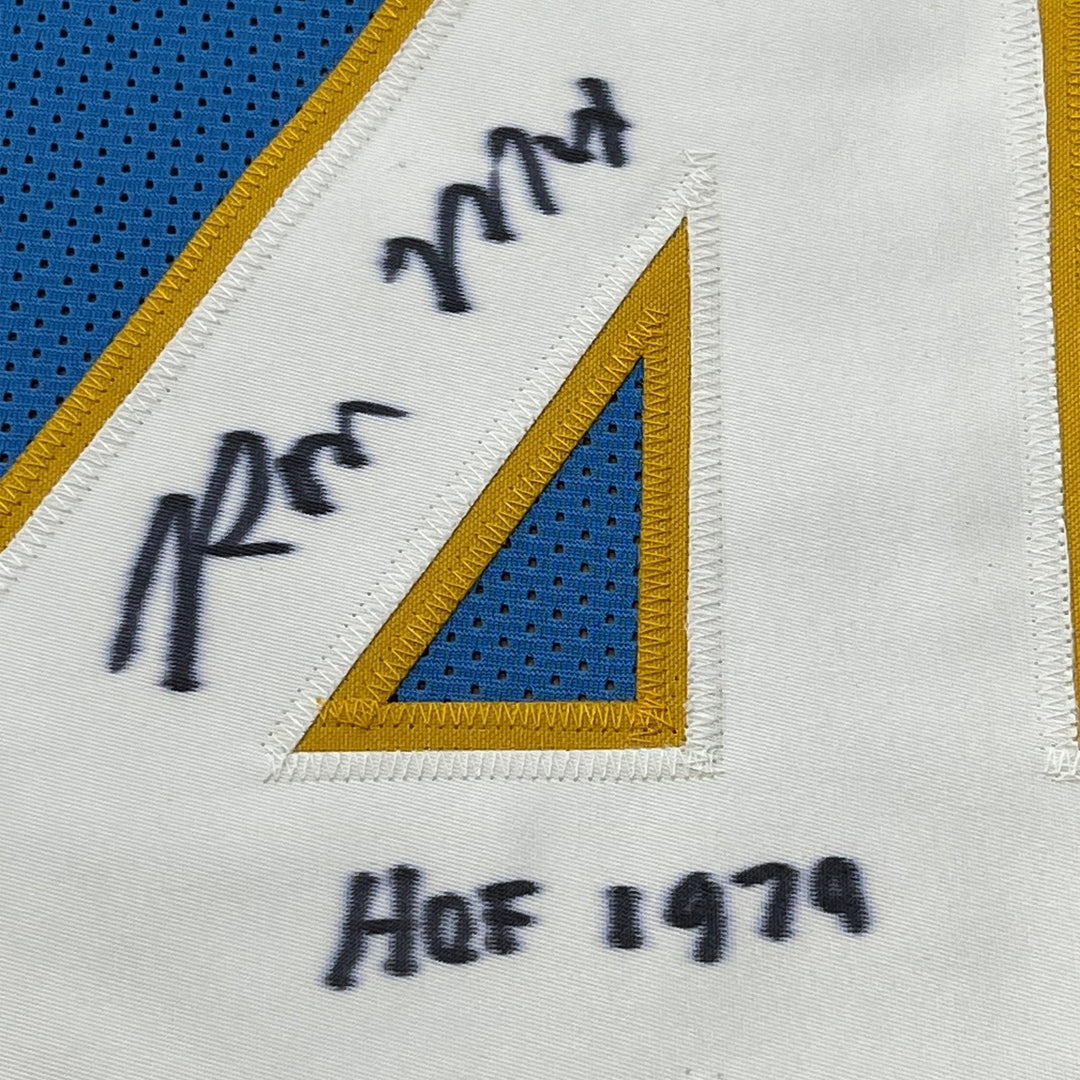FRAMED Signed RON MIX HOF 35x39 San Diego Powder Blue Jersey JSA COA