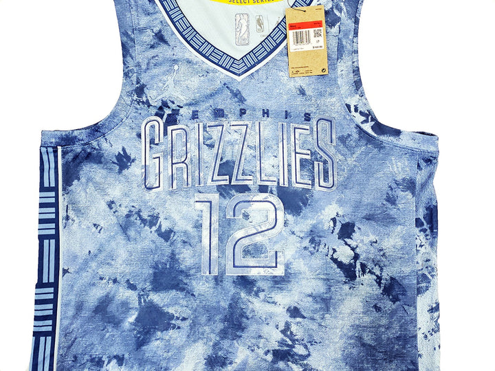 Grizzlies Ja Morant Auto Blue Jordan Creators The Paint Select Jersey 52 BAS