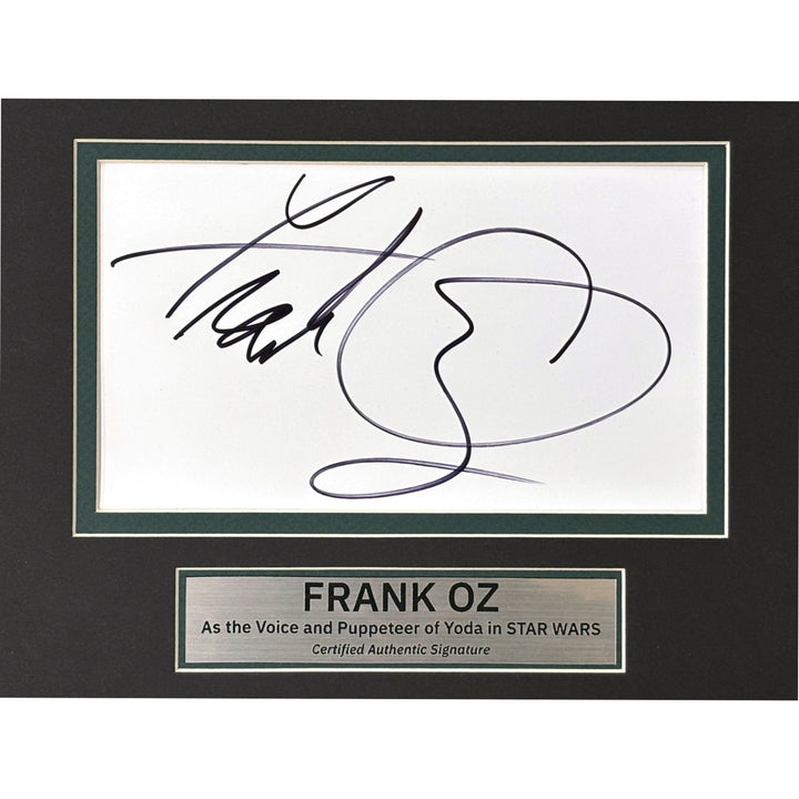 Frank Oz Autographed Cut Framed 8x10 Yoda Photo Collage JSA COA Signed