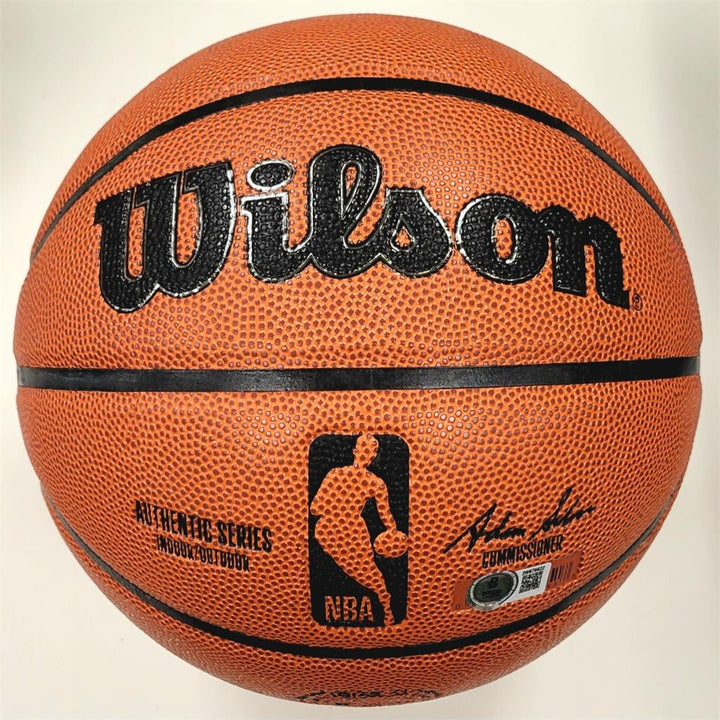 Rasheed Wallace signed Wilson Replica NBA Basketball autograph ~ BAS Beckett