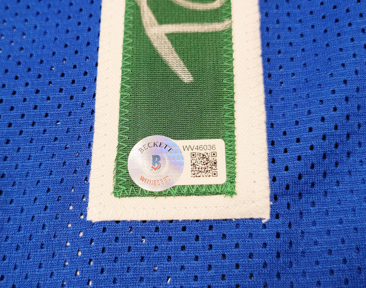 Minnesota Timberwolves Kevin Garnett Autographed Signed Blue Jersey Beckett