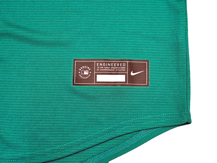 Seattle Mariners Julio Rodriguez Signed Teal Nike Jersey Size L JSA