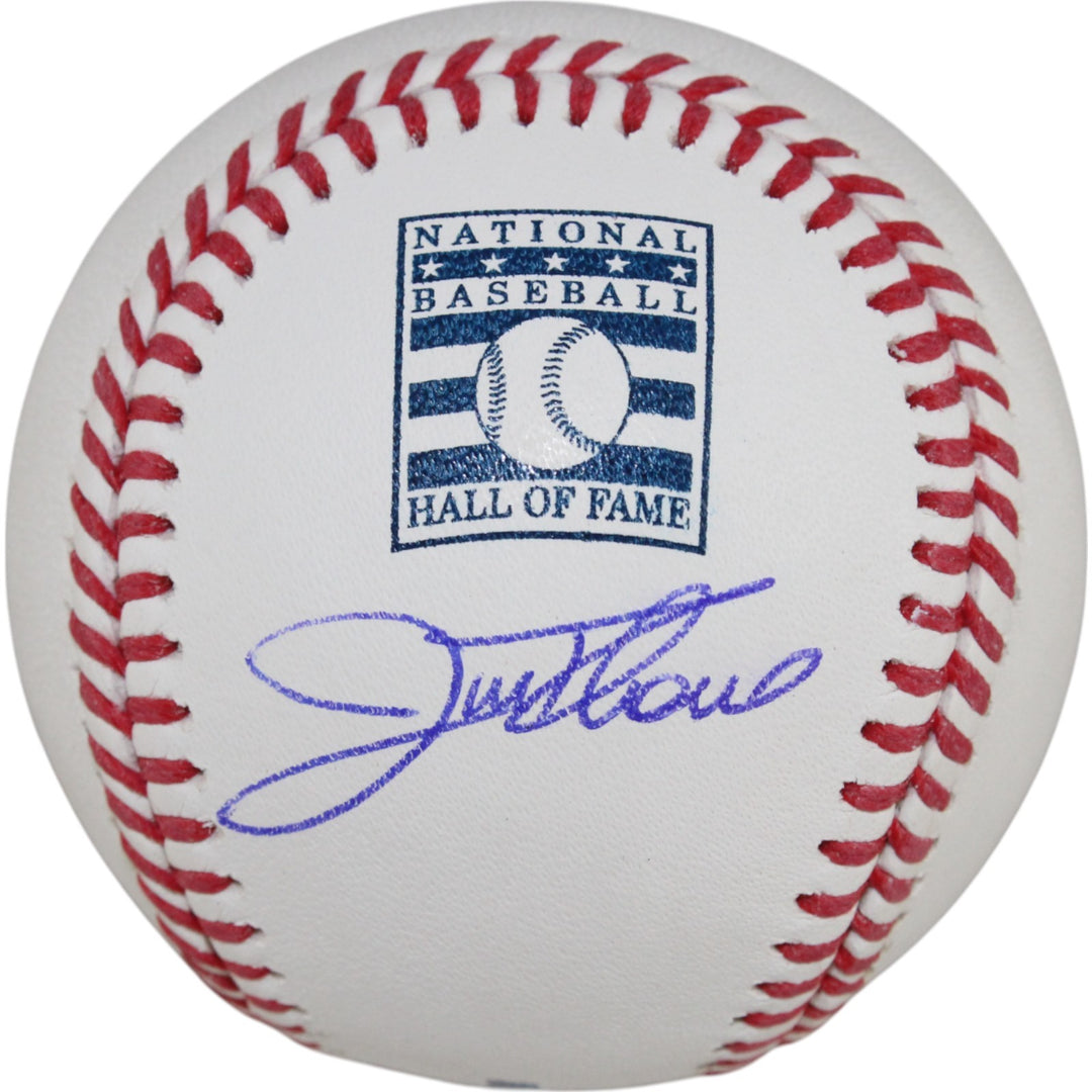 Jim Thome Autographed/Signed Cleveland Indians HOF OML Baseball Beckett 50928