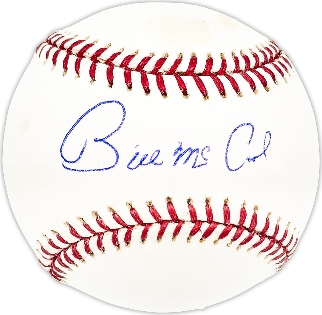 Bill McCool Signed MLB Baseball St. Louis Cardinals, San Diego Padres Beckett QR
