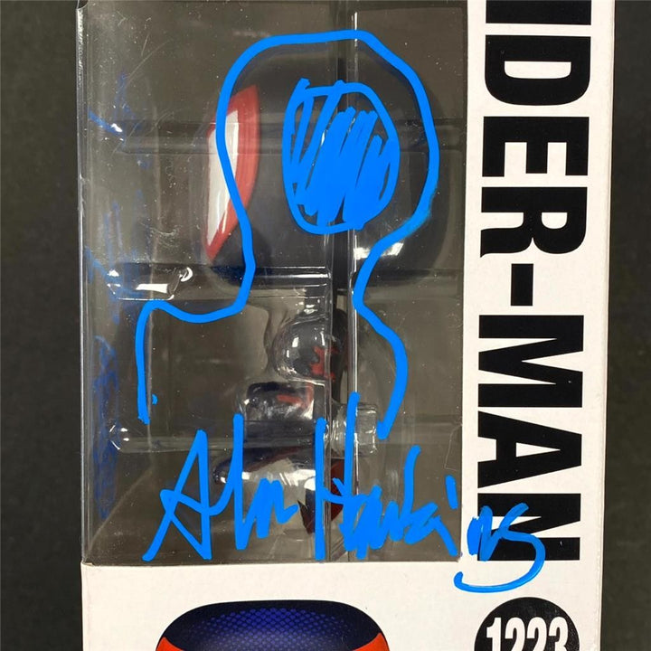 Artists Hawkins, J. Dos Santos, Thompson signed Spider-Verse Funko Pop auto JSA