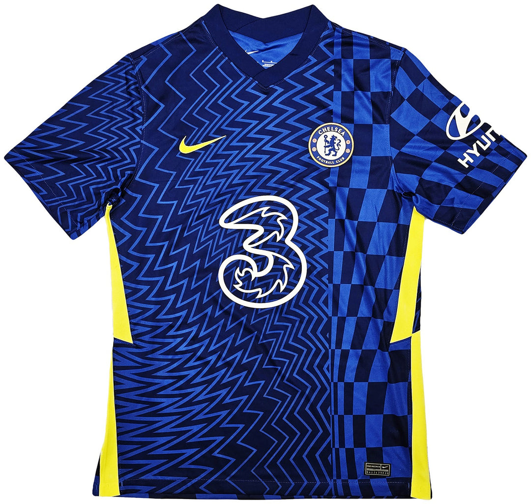 Chelsea F.C. Mason Mount Signed Blue Nike Jersey Size M in Gold Beckett