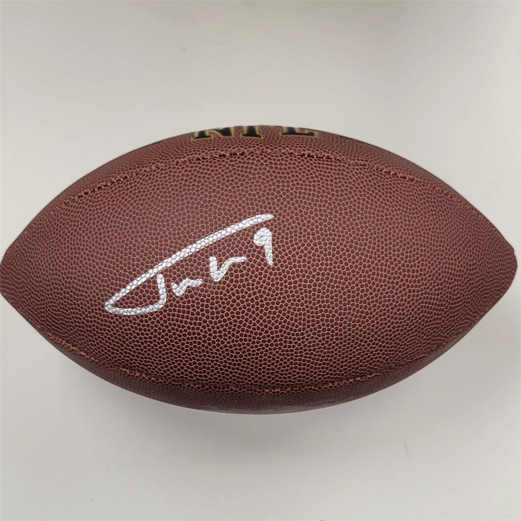 Justin Tucker signed Replica NFL Football Ravens autograph (A) ~ Beckett BAS
