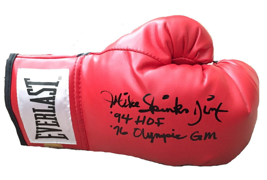 Michael Spinks Signed Glove Inscribed COA Inscriptagraphs Leon Boxing Mike Tyson