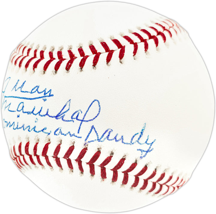 Juan Marichal Signed Official MLB Baseball Giants "Dominican Dandy" JSA