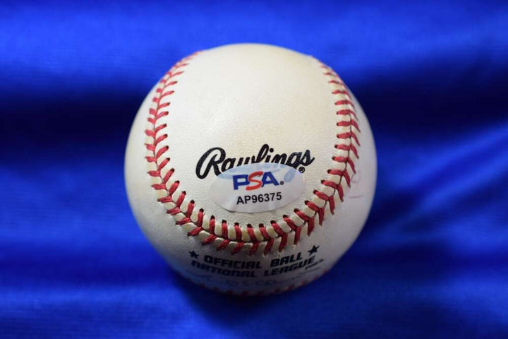 Herb Simpson PSA DNA Autograph National League ONL Signed Baseball