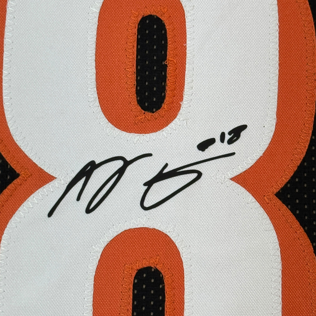 Framed Facsimile Autographed A.J. AJ Green 35x39 Cincinnati Black Reprint Jersey