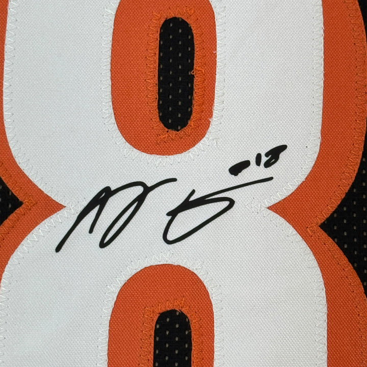 Framed Facsimile Autographed A.J. AJ Green 35x39 Cincinnati Black Reprint Jersey