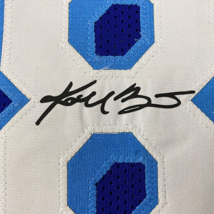 Facsimile Autographed Kobe Bryant #8 Los Angeles LA Blue Jersey Size Men's XL