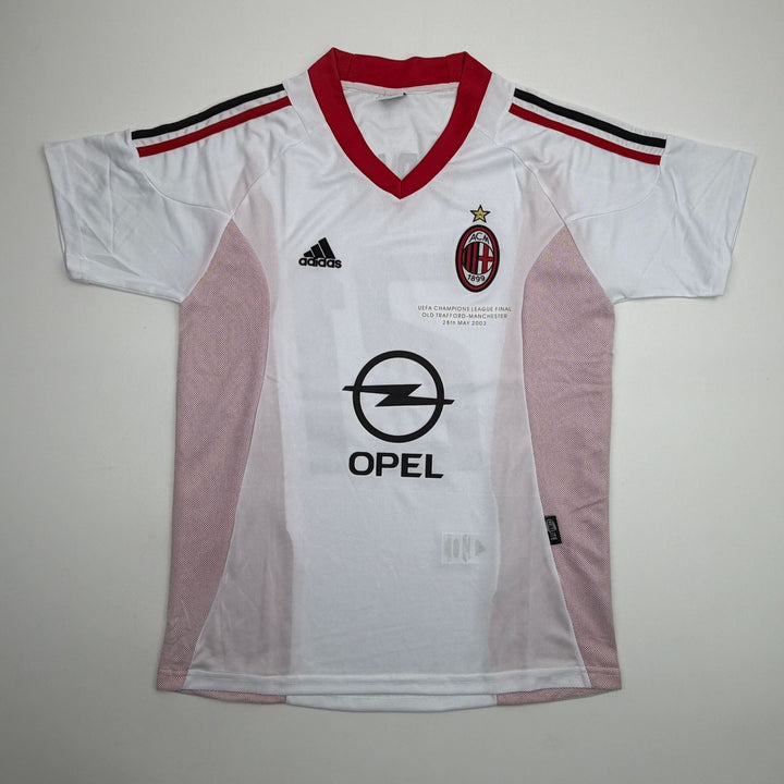 Autographed/Signed Andrea Pirlo AC Milan White Soccer Jersey Beckett BAS COA