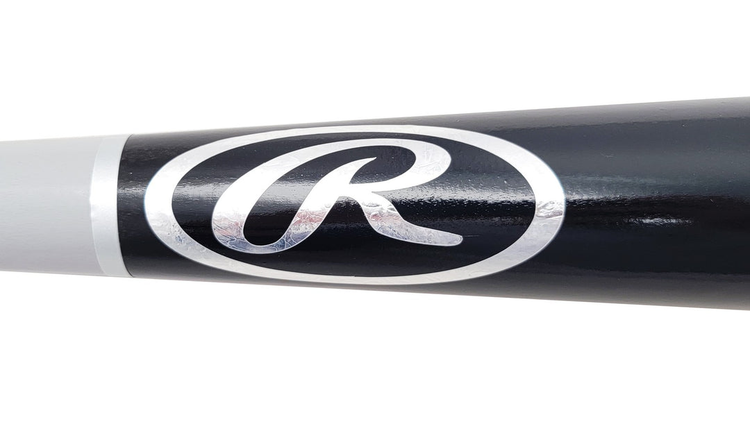 Frank Thomas Signed Black & Grey Rawlings Game Model Bat White Sox Beckett Wit