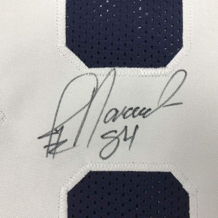 FRAMED Signed JAY NOVACEK 35x39 Dallas Thanksgiving Jersey JSA COA