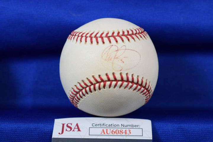Vernon Wells JSA COA Autograph Major League Signed Baseball