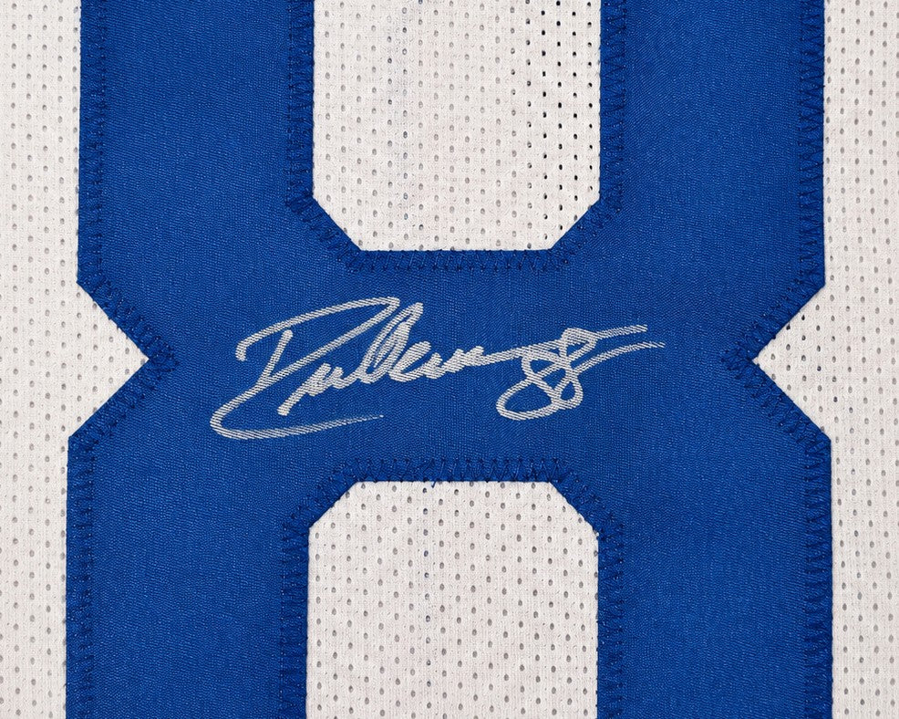 Dallas Cowboys Drew Pearson Signed White Jersey Beckett BAS Witness