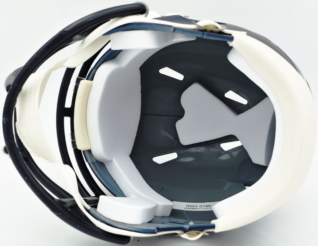 Ty Okada Signed Seahawks Blue Speed Mini Helmet MCS Holo