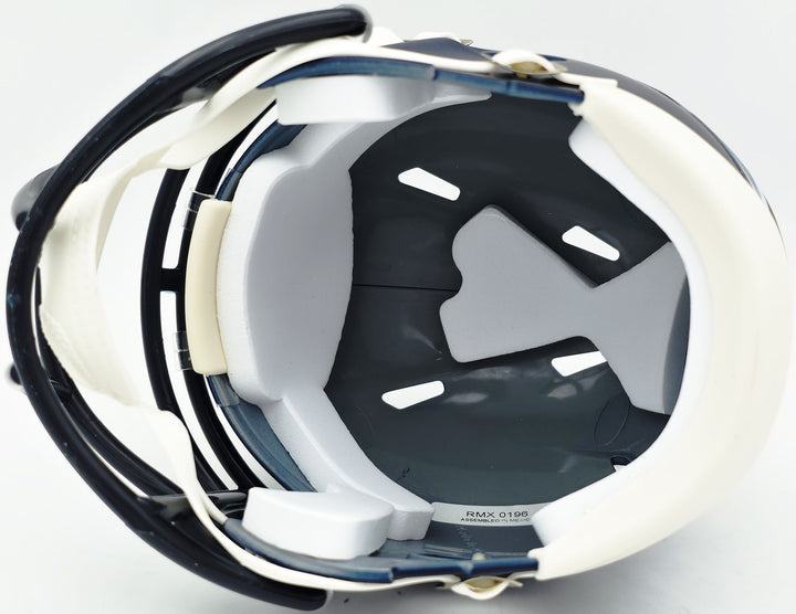 Ty Okada Signed Seahawks Blue Speed Mini Helmet MCS Holo