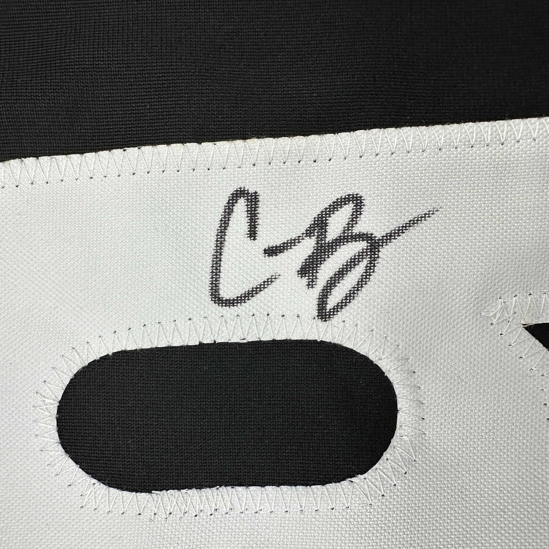 Framed Autographed/Signed Corbin Burnes 35x39 Black City Connect Jersey BAS COA