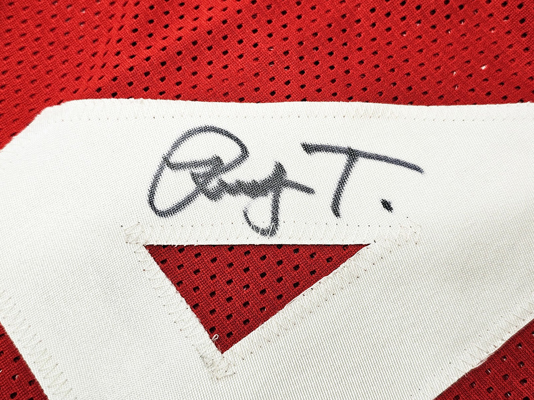 Houston Rockets Rudy Tomjanovich Autographed Signed Red Jersey TriStar Holo