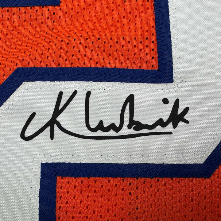 Facsimile Autographed Cade Klubnik Clemson Orange Reprint Jersey Size Men's XL