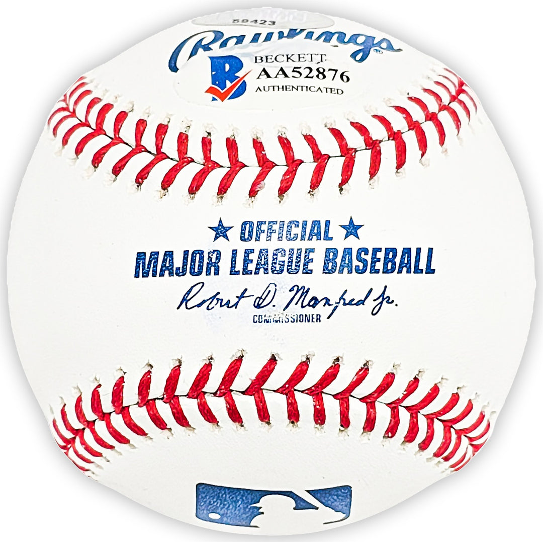 Ken Griffey Jr. Signed MLB Baseball Mariners "87 #1 Pick" Beckett & MCS Holo