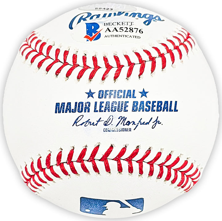 Ken Griffey Jr. Signed MLB Baseball Mariners "87 #1 Pick" Beckett & MCS Holo