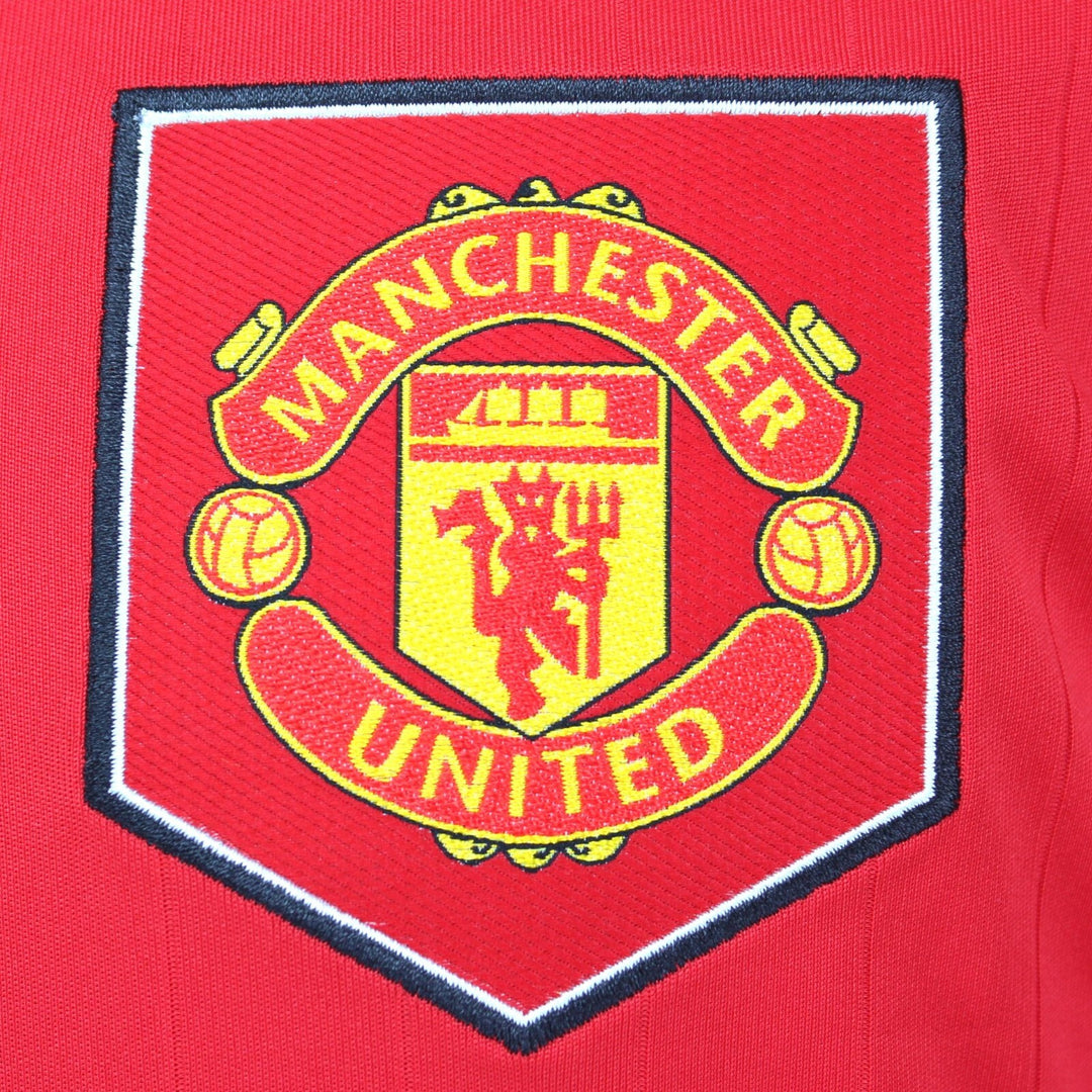David Beckham Autographed Manchester United Red Adidas Jersey Panini Signed ManU