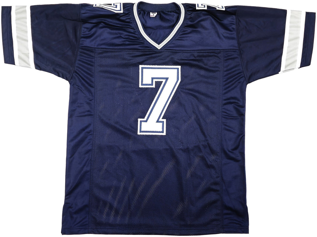 Dallas Cowboys Trevon Diggs Autographed Signed Blue Jersey TriStar
