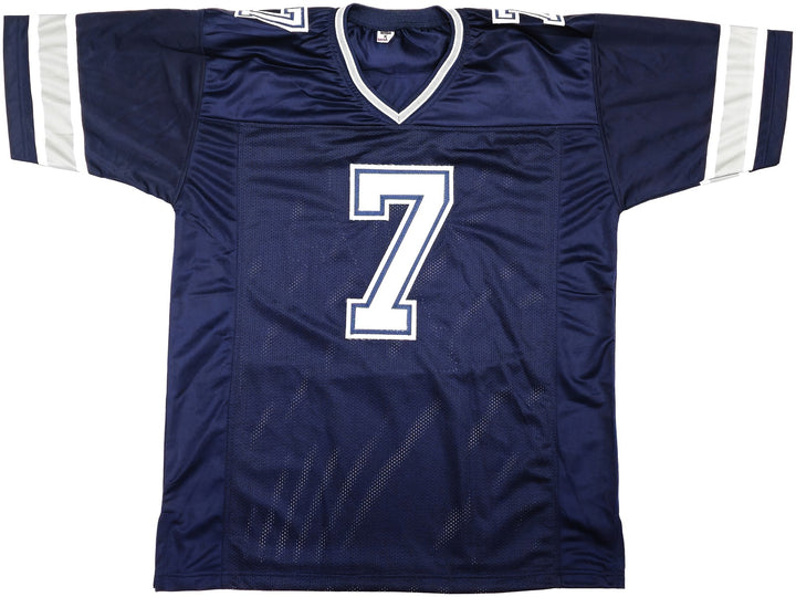 Dallas Cowboys Trevon Diggs Autographed Signed Blue Jersey TriStar