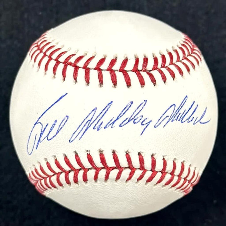 Bill "Mad Dog" Madlock signed MLB Baseball autograph ~ Beckett BAS Witness