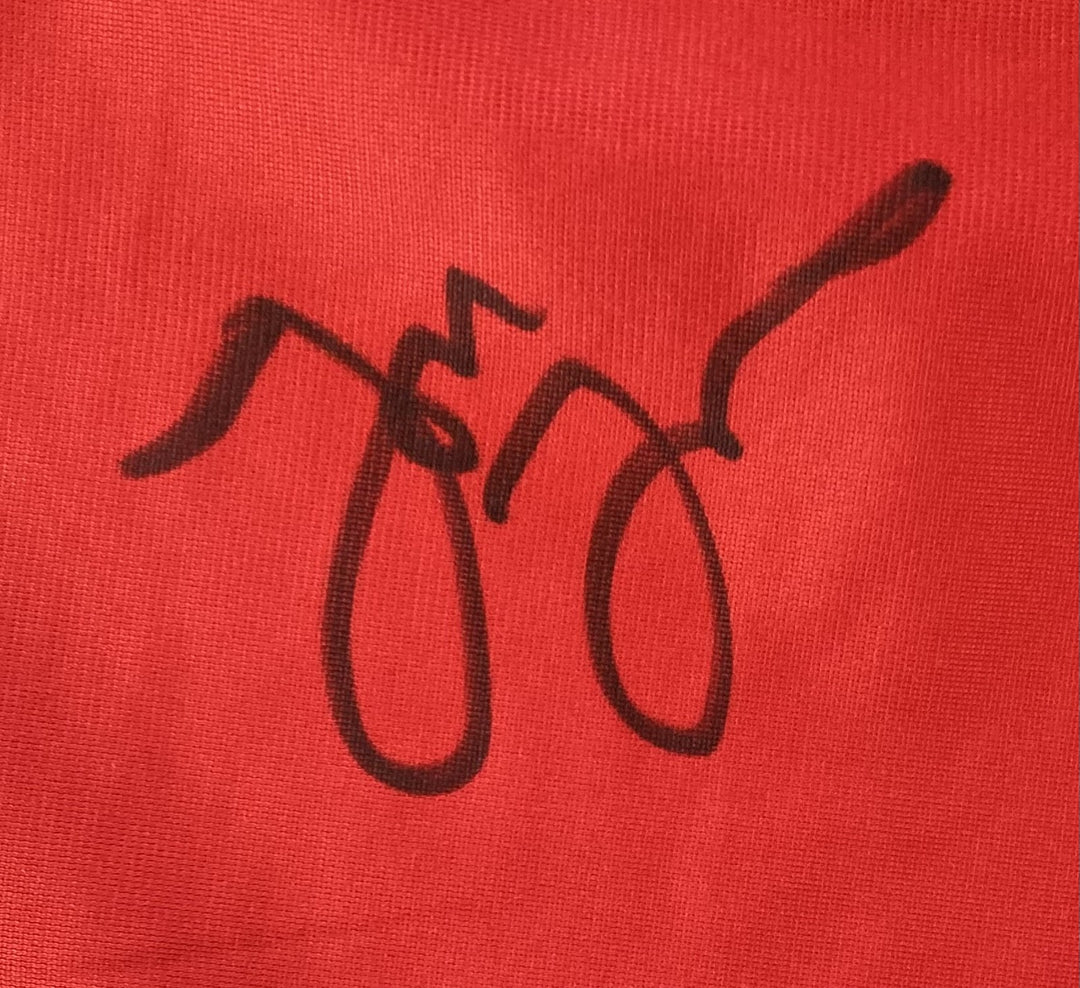 Jon Jones Signed Custom Black/Red MMA Fighting Trunks BAS ITP
