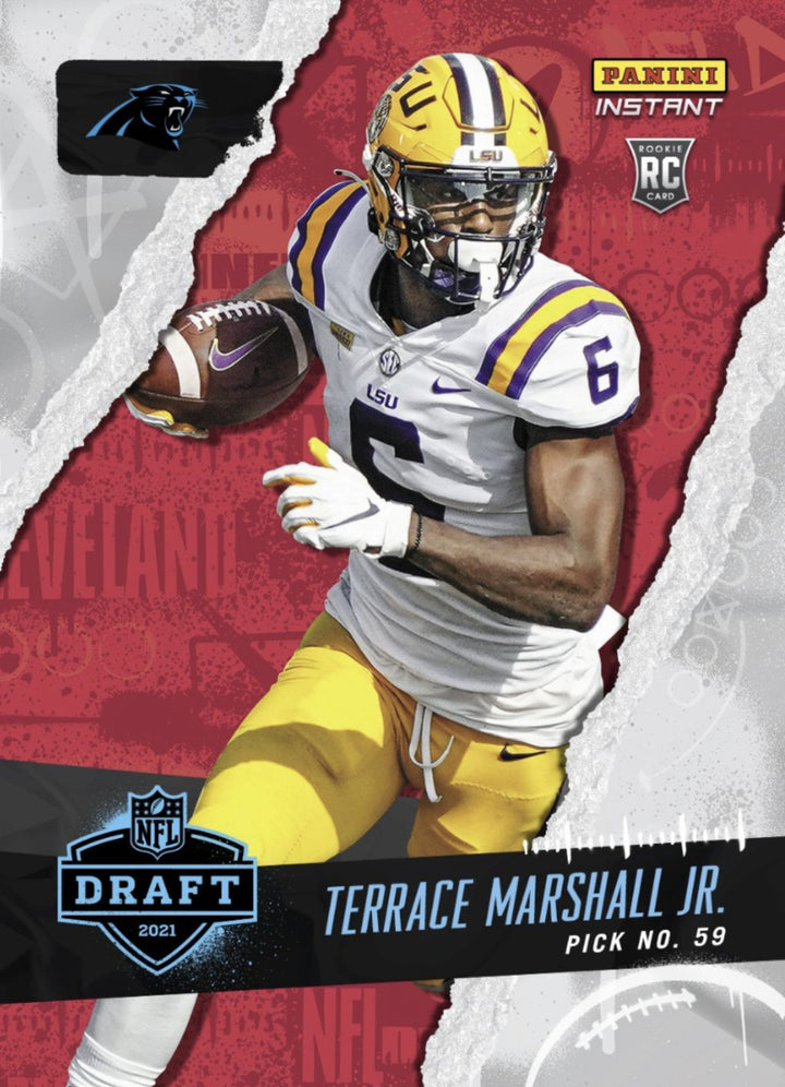 NFL DRAFT NIGHT PANINI INSTANT BRAND NEW SEALED 2021 ROOKIES 40 CARD SET PACKAGE