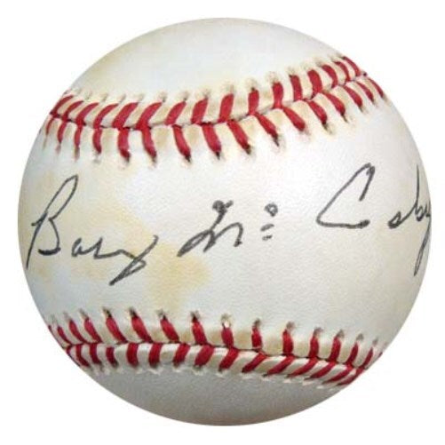 Barney McCosky Signed AL Baseball Detroit Tigers, Oakland A's PSA/DNA